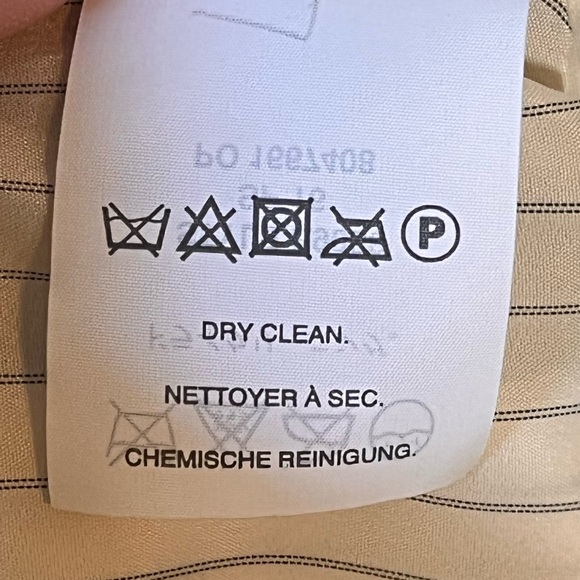 J. CREW Campbell Scattered Daisy Gold Floral Print Jacquard Gold Button Blazer 2 - Picture 7 of 7